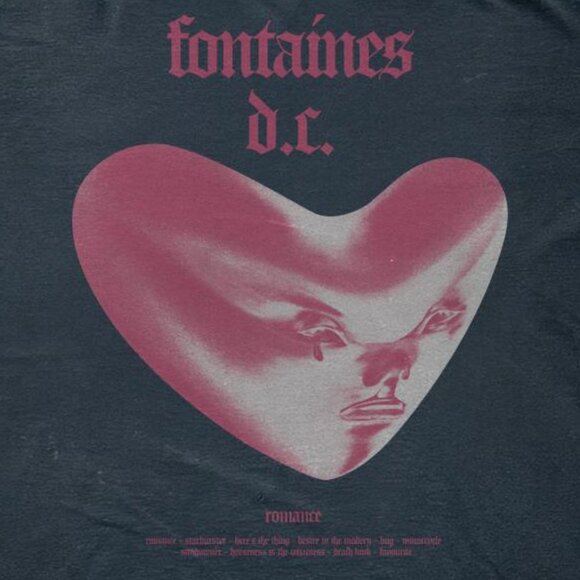 Fontaines D.C. T-Shirt, Fontaines D.C. Concert Shirt music trendy tee black - Picture 3 of 4